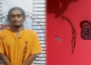 Bawa Narkoba Buruh Asal Way Kenanga Ditangkap Polisi