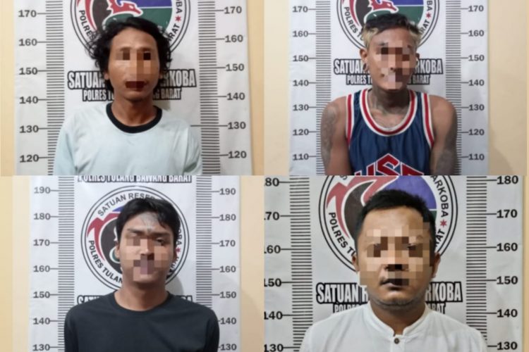 Polres Tulang Bawang Barat Tangkap Bandar Ganja Kering