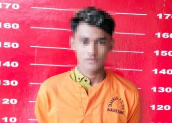 Seorang Pemuda Ditangkap Polsek Banjar Agung