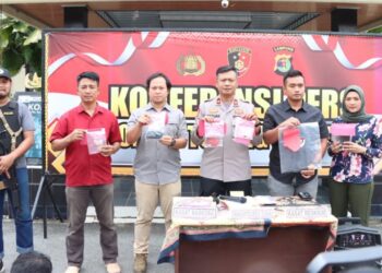 Polres Tulang Bawang Ungkap 13 Kasus Narkoba